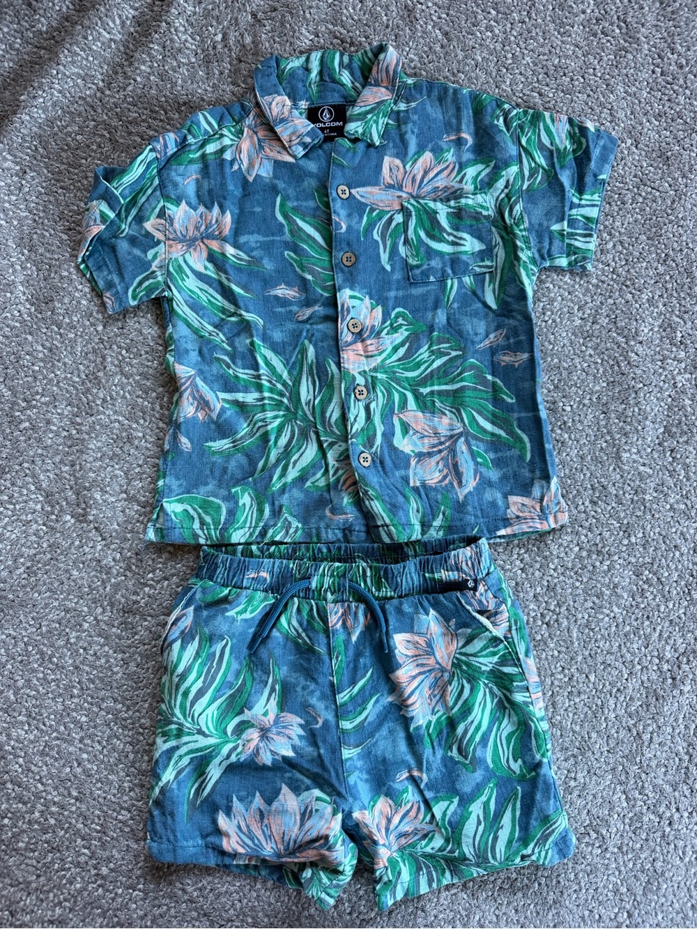 Volcom Tropical Floral Outfit